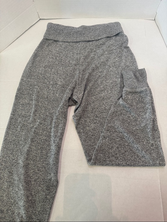 aerie Heather Gray Ribbed Cozy Lounge Pants - Picture 2 of 3